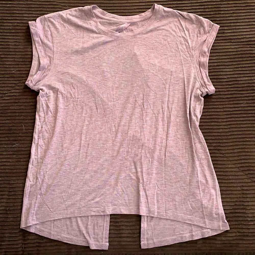 Lululemon open back athletic tee
